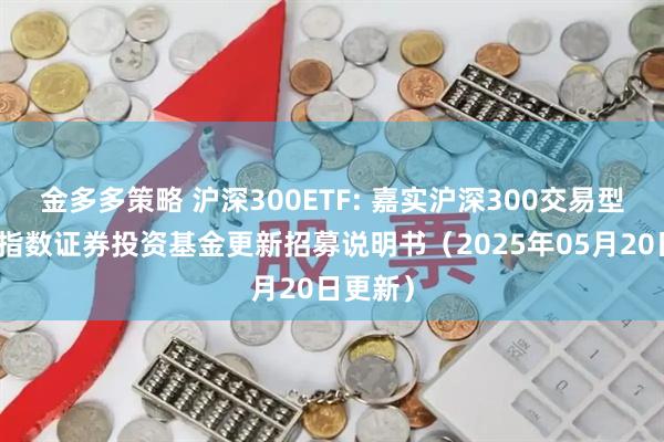 金多多策略 沪深300ETF: 嘉实沪深300交易型开放式指数证券投资基金更新招募说明书（2025年05月20日更新）